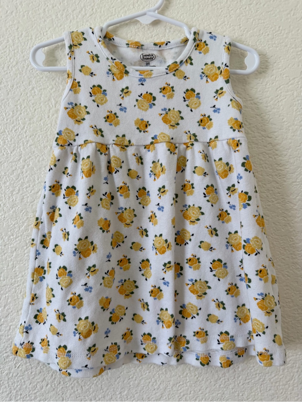 Yellow Floral Dress